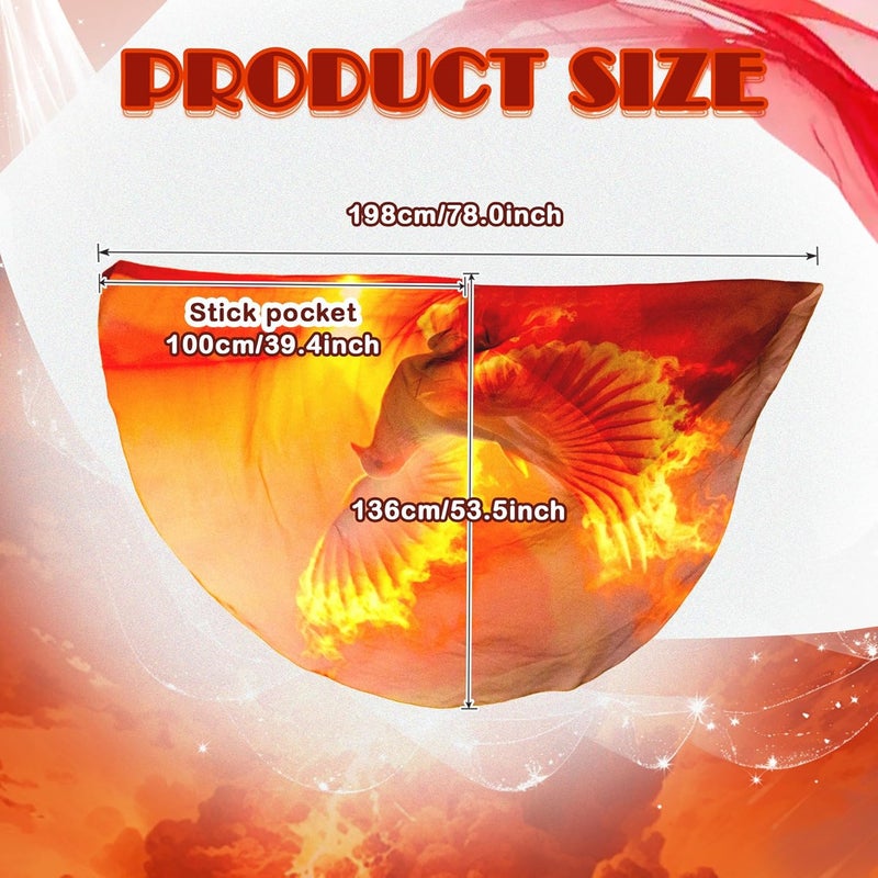 MUNAFIE Worship Flags for Dance Church,Praise Dance Flags for Worship Set(2 Flags+ 2 Flexi Rods+1 Storage Bag) -#CGGZ - Image 3